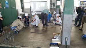平成29年建設労働者緊急育成支援事業の様子