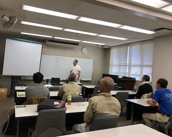 平成30年10月建設労働者緊急育成支援事業に講師