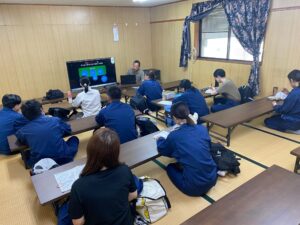 名古屋高等技術専門校　鉄筋技能講習会開催の様子2